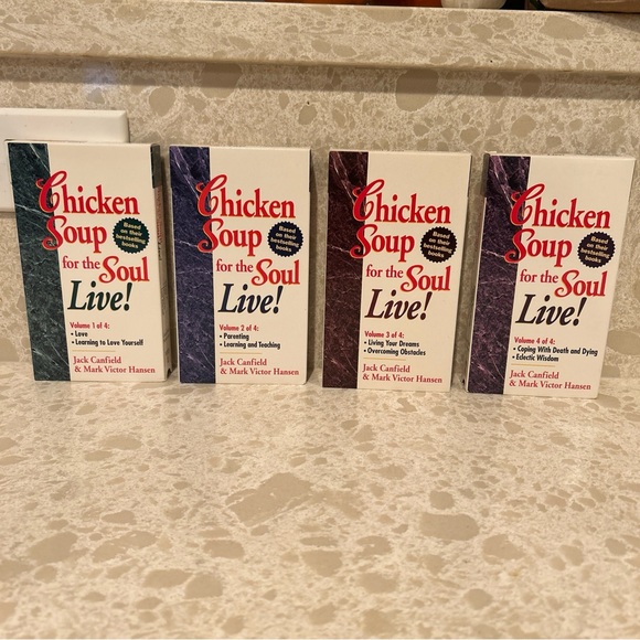 Lot Of 4 Chicken Soup For The Soul Live 1,2,3,4 VHS - Picture 1 of 9